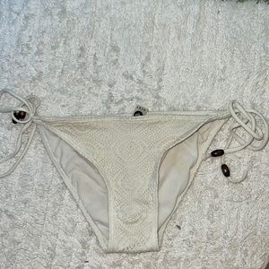 Roxy Off-White Bikini Bottom